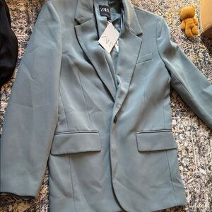 Zara Women's Teal Blazer